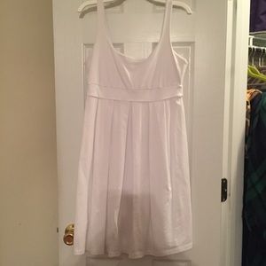 Flattering white dress